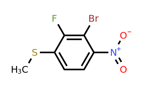 1807121-66-9 | 3-Bromo-2-fluoro-4-nitrothioanisole