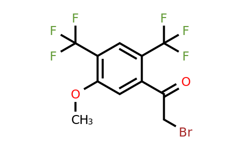 1807121-83-0 | 2',4'-Bis(trifluoromethyl)-5'-methoxyphenacyl bromide