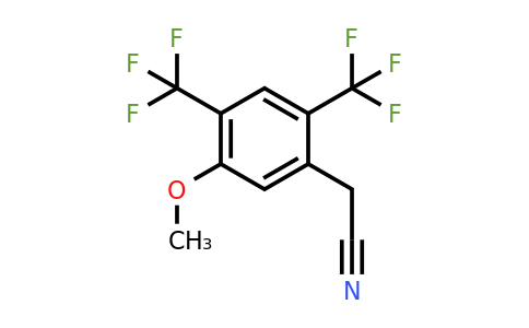 1807122-36-6 | 2,4-Bis(trifluoromethyl)-5-methoxyphenylacetonitrile