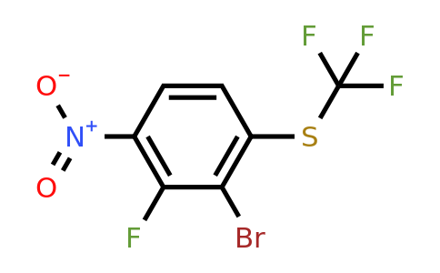 1807122-38-8 | 1-Bromo-2-fluoro-3-nitro-6-(trifluoromethylthio)benzene