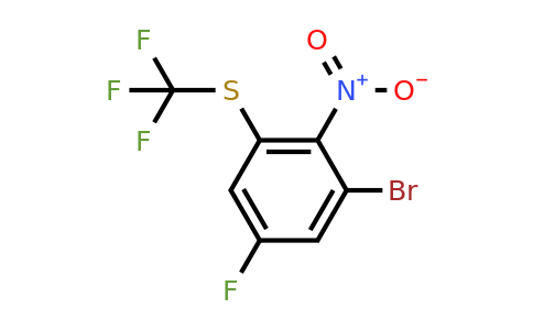 1807122-47-9 | 1-Bromo-5-fluoro-2-nitro-3-(trifluoromethylthio)benzene