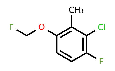1807123-36-9 | 2-Chloro-3-fluoro-6-(fluoromethoxy)toluene