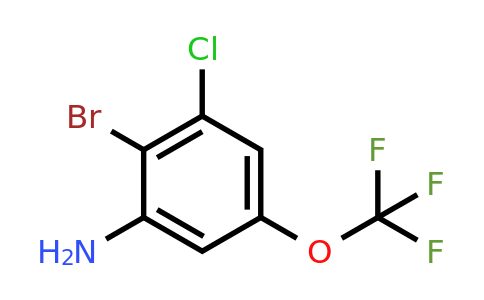 1807123-57-4 | 2-Bromo-3-chloro-5-(trifluoromethoxy)aniline