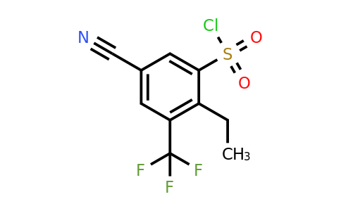 1807124-52-2 | 5-Cyano-2-ethyl-3-(trifluoromethyl)benzenesulfonylchloride