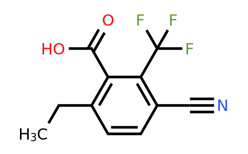 1807124-71-5 | 3-Cyano-6-ethyl-2-(trifluoromethyl)benzoic acid