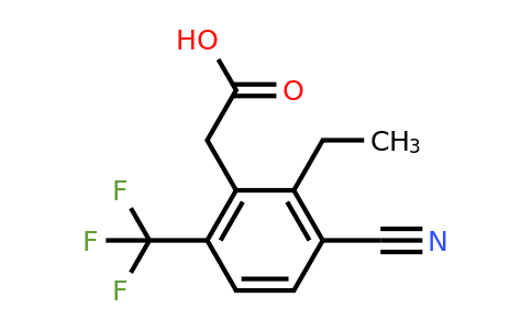 1807124-96-4 | 3-Cyano-2-ethyl-6-(trifluoromethyl)phenylacetic acid
