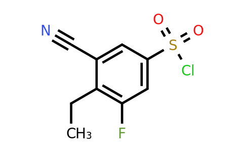 1807125-34-3 | 3-Cyano-5-fluoro-4-ethylbenzenesulfonylchloride