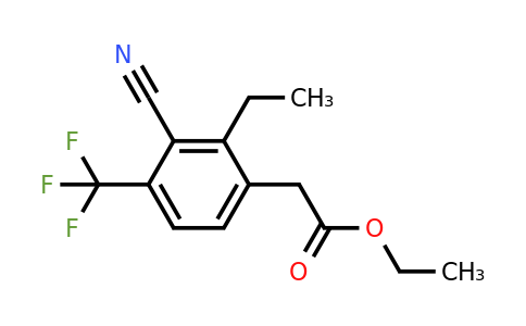 1807125-51-4 | Ethyl 3-cyano-2-ethyl-4-(trifluoromethyl)phenylacetate
