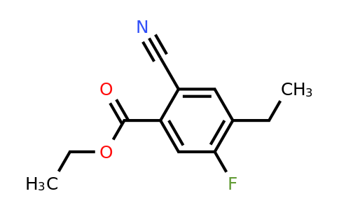 1807125-58-1 | Ethyl 2-cyano-5-fluoro-4-ethylbenzoate