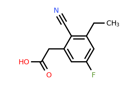 1807126-07-3 | 2-Cyano-5-fluoro-3-ethylphenylacetic acid