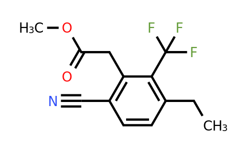 1807126-23-3 | Methyl 6-cyano-3-ethyl-2-(trifluoromethyl)phenylacetate