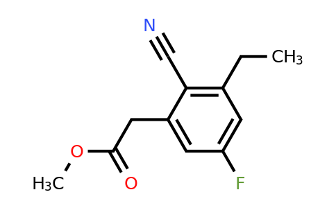 1807127-12-3 | Methyl 2-cyano-5-fluoro-3-ethylphenylacetate