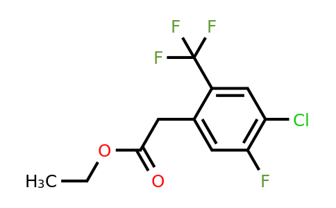 1807127-74-7 | Ethyl 4-chloro-5-fluoro-2-(trifluoromethyl)phenylacetate