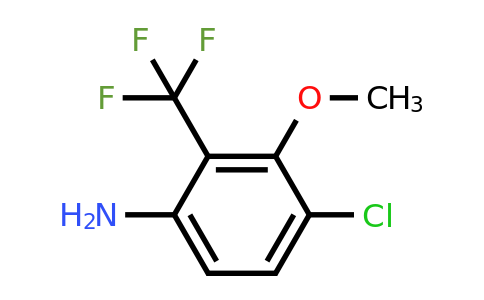 1807128-22-8 | 4-Chloro-3-methoxy-2-(trifluoromethyl)aniline