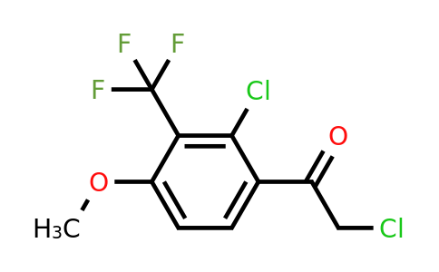 1807128-59-1 | 2'-Chloro-4'-methoxy-3'-(trifluoromethyl)phenacyl chloride