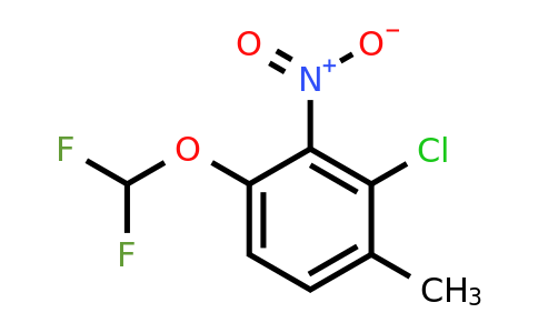 1807131-13-0 | 2-Chloro-4-difluoromethoxy-3-nitrotoluene