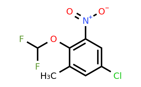1807131-35-6 | 5-Chloro-2-difluoromethoxy-3-nitrotoluene