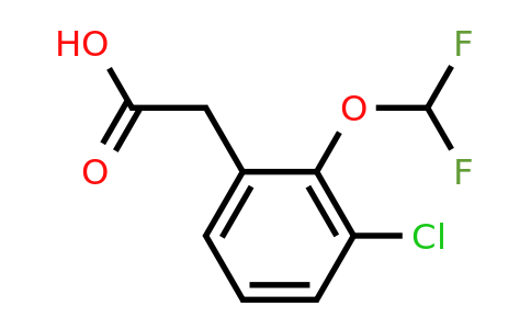 1807131-42-5 | 3-Chloro-2-(difluoromethoxy)phenylacetic acid