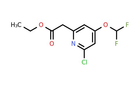 1807131-73-2 | Ethyl 2-Chloro-4-(difluoromethoxy)pyridine-6-acetate