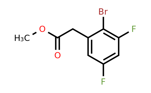 1807134-89-9 | Methyl 2-bromo-3,5-difluorophenylacetate
