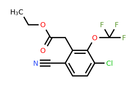 1807137-27-4 | Ethyl 3-chloro-6-cyano-2-(trifluoromethoxy)phenylacetate