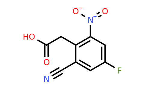 1807137-31-0 | 2-Cyano-4-fluoro-6-nitrophenylacetic acid