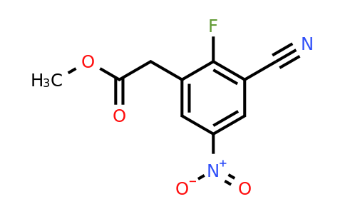1807137-42-3 | Methyl 3-cyano-2-fluoro-5-nitrophenylacetate