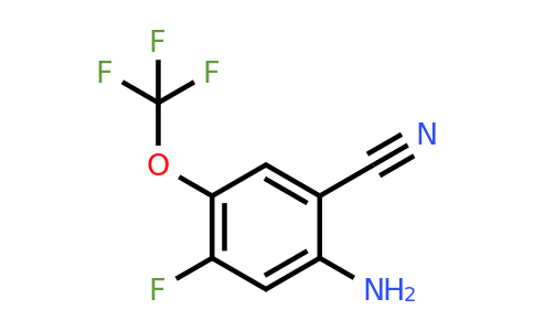 1807138-41-5 | 2-Cyano-5-fluoro-4-(trifluoromethoxy)aniline