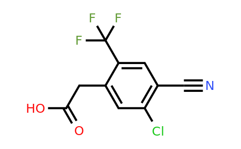 1807138-65-3 | 5-Chloro-4-cyano-2-(trifluoromethyl)phenylacetic acid