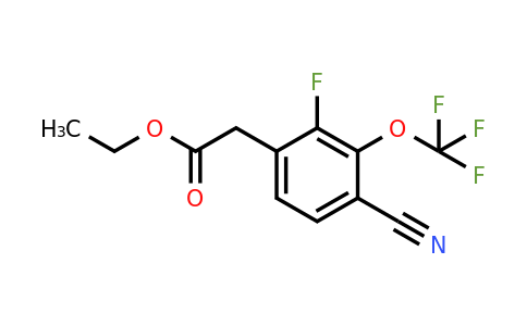 1807139-63-4 | Ethyl 4-cyano-2-fluoro-3-(trifluoromethoxy)phenylacetate