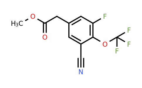1807139-74-7 | Methyl 3-cyano-5-fluoro-4-(trifluoromethoxy)phenylacetate