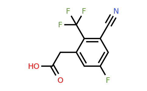 1807140-14-2 | 3-Cyano-5-fluoro-2-(trifluoromethyl)phenylacetic acid