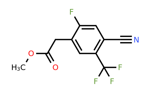 1807140-46-0 | Methyl 4-cyano-2-fluoro-5-(trifluoromethyl)phenylacetate