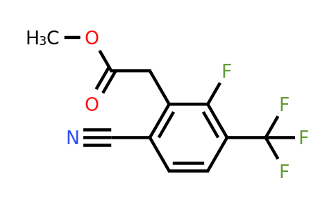 1807140-62-0 | Methyl 6-cyano-2-fluoro-3-(trifluoromethyl)phenylacetate