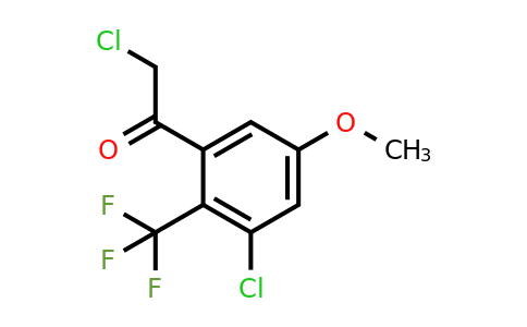 1807141-43-0 | 3'-Chloro-5'-methoxy-2'-(trifluoromethyl)phenacyl chloride