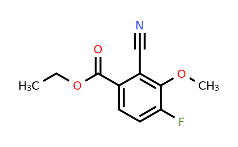 1807142-46-6 | Ethyl 2-cyano-4-fluoro-3-methoxybenzoate