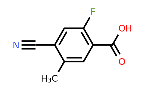 1807142-97-7 | 4-Cyano-2-fluoro-5-methylbenzoic acid
