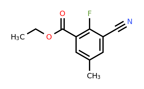 1807143-23-2 | Ethyl 3-cyano-2-fluoro-5-methylbenzoate