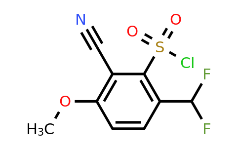 1807143-30-1 | 2-Cyano-6-difluoromethyl-3-methoxybenzenesulfonylchloride