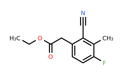 1807143-50-5 | Ethyl 2-cyano-4-fluoro-3-methylphenylacetate