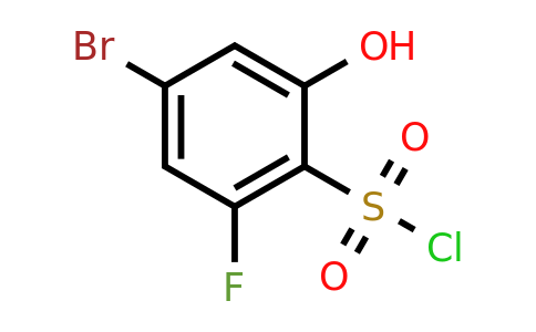 1807144-08-6 | 4-Bromo-2-fluoro-6-hydroxybenzenesulfonyl chloride
