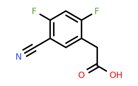 1807144-09-7 | 5-Cyano-2,4-difluorophenylacetic acid