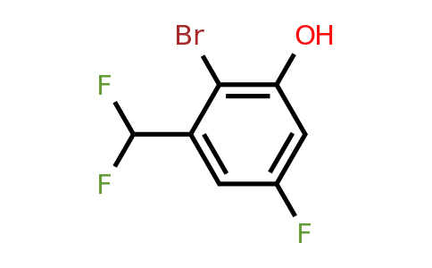 1807144-22-4 | 2-Bromo-5-fluoro-3-hydroxybenzodifluoride