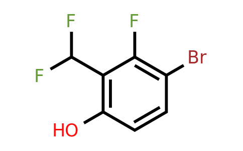 1807144-28-0 | 3-Bromo-2-fluoro-6-hydroxybenzodifluoride