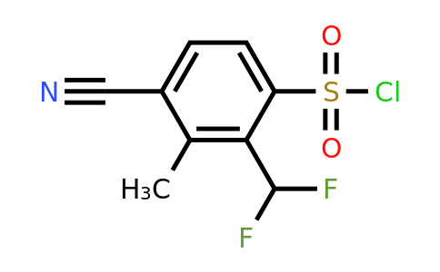 1807144-76-8 | 4-Cyano-2-difluoromethyl-3-methylbenzenesulfonyl chloride