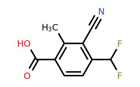 1807144-86-0 | 3-Cyano-4-difluoromethyl-2-methylbenzoic acid
