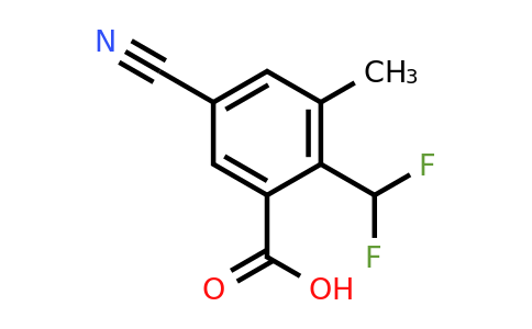 1807144-96-2 | 5-Cyano-2-difluoromethyl-3-methylbenzoic acid