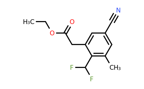 1807145-26-1 | Ethyl 5-cyano-2-difluoromethyl-3-methylphenylacetate