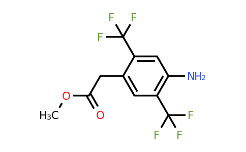 1807145-37-4 | Methyl 4-amino-2,5-bis(trifluoromethyl)phenylacetate