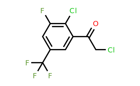 1807145-52-3 | 2'-Chloro-3'-fluoro-5'-(trifluoromethyl)phenacyl chloride